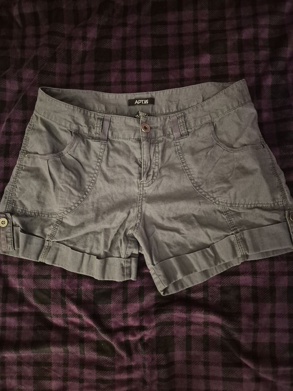 Apt. 9 Gray Cargo Shorts